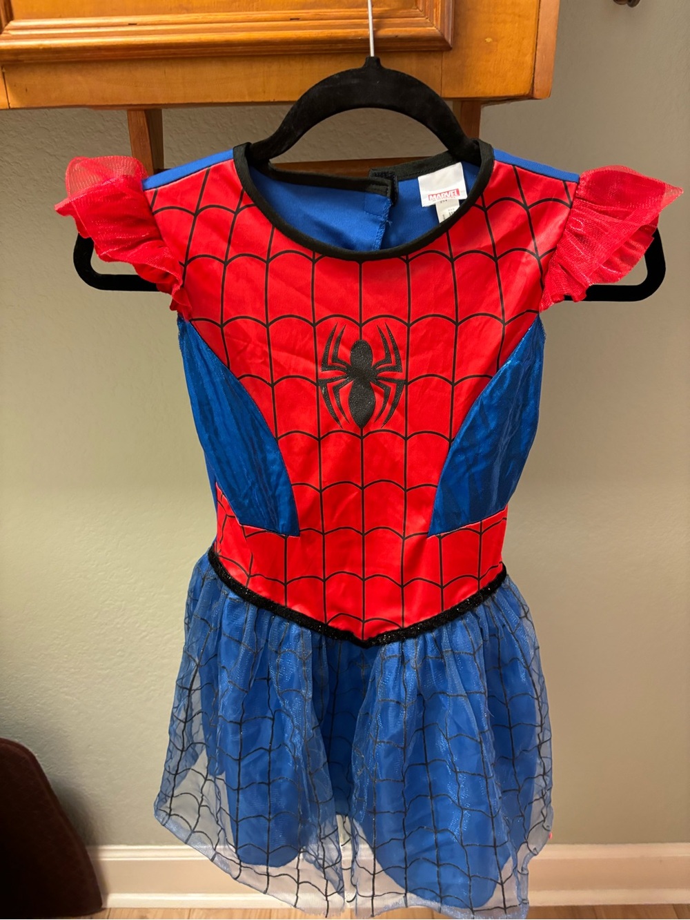 Marvel Girls Red and Blue Spider-Themed Dress Costume size 8-10 - Picture 2 of 5